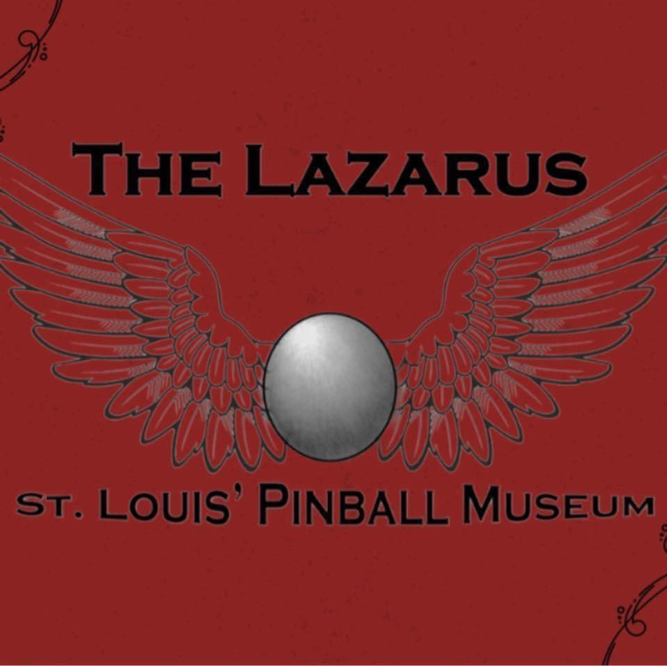 General logo for the The Lazarus Pinball Museum in the St. Louis Missouri.